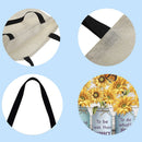 Jumpcar Sunflower and Butterfly Shopping Bag, Printed, Large
