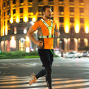 Running Vest Gear - High Visible Elastic Reflective Straps for Cycling Walking