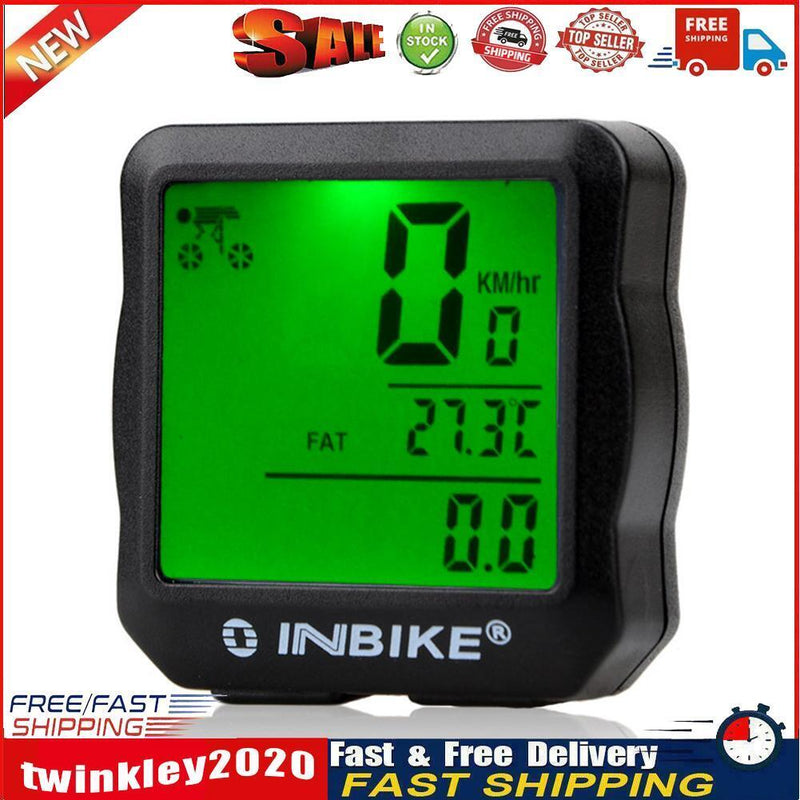 INBIK Cycling  Bicycle Computer Speedometer MTB Road Bike Wired Odometer Newly