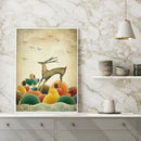 5D DIY Full Drill Diamond Painting Animal Deer Cross Stitch Embroidery Orname