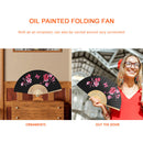 Butterfly Folding Fan DIY Handmade Oil Paint By Numbers Art Craft(SX37)