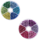 Mixed Color Fashion Jewelry Piercing Nail Dangle Ring Metal Alloy Glitter