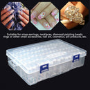 Plastic Transparent Diamond Painting Storage Nail Holder Case Rhinestone Box