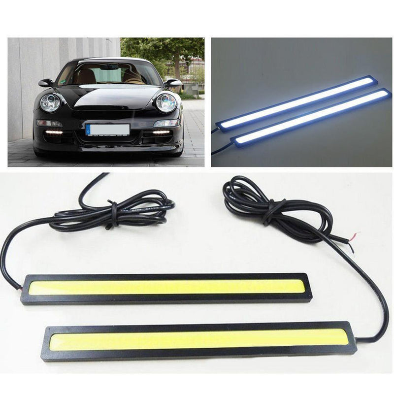 2pcs High-Power Waterproof 12V LED COB Car Light 3000Lm 9W High Performance Car