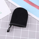 Body Self Tan Lotion Applicator Glove Body Care Sponge Flocked Glove (Black