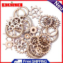 Blank Hollow 36pcs 20-36mm Wooden DIY Mixed Wheel Gear Scrapbooking Crafts Decor