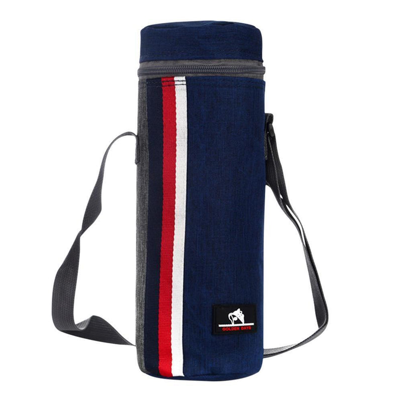 Oxford Cloth Beach Cooler Insulation Ice Pack for Outdoor (Blue Snowflake)