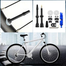 Bike Tubeless Presta Valve Set Bike CNC Machined Anodized Tool (60mm Black)