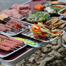 10pcs Roasting Kebabe Picnic Barbecue Stick Outdoor BBQ Grill Meat Fish Needles