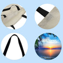 Scenery Printed Shoulder Shopping Bag Casual Large Tote Handbag (40*40cm)