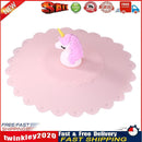 Food Silicone Cup Cover Fruit Heat-resistant Seal Lid Kitchen Tool (Pink) Newly