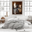 40X50cm Oil Paint By Numbers Cat Maps Out Tiger Frameless Picture Home Deco