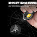 COB LED Flashlight Keychain Bottle Opener Camping Pocket Clip Lamp (Black)