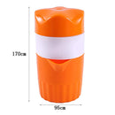300ml Manual Lemon Juicer Orange Citrus Squeezer Fruit Coffee Cup (Orange) Newly