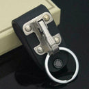 Steel Quick Release Detachable Key Chain Belt Clip L6C0 Keyring Ring O2G9