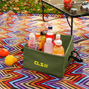 Outdoor Folding Basin Water Bucket Camping Fishing Washing Tub (Army Green)