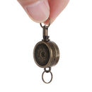 Clip Stationery ID Name Card Metal Lanyards Key Ring Badge Holder Retractable