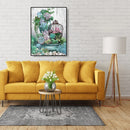 Painting By Numbers Kit DIY Succulent Plants Canvas Oil Art Picture Craft