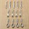 12pcs Puppenhaus Miniatur Edelstahl Besteck Geschirr Gabel-Set I5T8