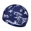 Swimming Caps Women Men Waterproof Ear Protection Swim Hat (Retro Green)