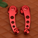 2pcs Aluminum Alloy Car Window Handle Winder Riser Replacement(Red) Newly