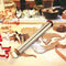 Stainless Steel Rolling Pin Dough Mat Dough Roller Adjustable Kitchen Tool