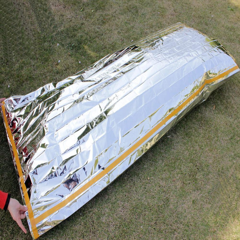 Outdoor Emergency Survival Sleeping Bag Thermal Camping Rescue Blanket