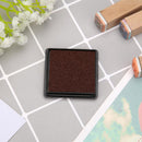 Fingerprint Square Stamp Inkpad for DIY Scrapbook Card Making Craft (Coffee
