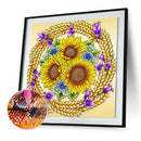 Diamond Painting Partial Special Drill sunflower Picture of Rhinestone Newly