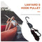 Adjustable 3/8 inch Lanyard Hanging for Tent Lamp Hanger Lifting Pulley Hook