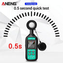 Handheld True RMS 200K Photometer UV Meter Digital Light Meter Luxmeter