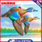 Oil Paint By Numbers Blue Wings Geese Frameless Picture Craft Living Room Decor