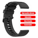 20mm Silicone Wrist Strap for Amazfit GTR 42mm/GTS/BIP/BIP Lite (Black) Newly