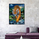 Full Round Drill DIY Diamond Painting 5D Rhinestone Butterfly Tiger Drawing Kit