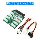 ATX 16x 6Pin Power Supply Module Breakout Board for Dell PSU BTC Mining Newly