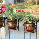 Garden Balcony Flower Stand Flower Basketball Holder Flowerpot for Wall Decoration