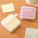 2pcs Butter Container Cheese Storage Box Fruit Vegetable Fall Home Supply
