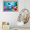 5D DIY Full Drill Diamond Painting Fantasy Dolphin Horse Cross Stitch Embro