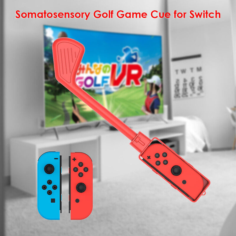 Golf Club for Nintendo Switch Game Controller Adapter for Mario Golf Super Ru