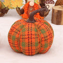 #A PP Cotton Filled Knitted Pumpkin Gift for Kids Desktop Simulation Pumpkins