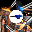 Flame Gun BBQ Cooking Butane Burner Welding Gas Torch Flamethrower (Blue)