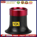 10X Metal Monocular Glass Magnifier Watch Jewelry Repair Tools Loupe Lens