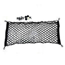 100x50CM Trunk Rear Storage Cargo Luggage Net&4 Hooks For Car Van Pickup SUV MPV