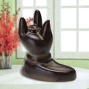 Incense Burner Ceramic Backflow Incense Cone Tower Home Decor (Buddha Hand)