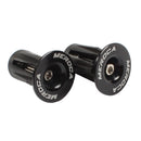 1 Pair Bicycle Handle Bar Grip End Cap Road MTB Handlebar End Plugs (Black)