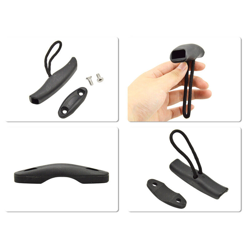 Kayak Boat Canoe Paddle T Handle Nylon Dinghy Tail Rudder Carry Handles w/Screws