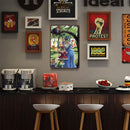 Metal Sign Plaque Tin Sign Swing Cat Poster Living Room Bar Cafe Decoration