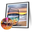 Diamond Painting Kit Starfish in Cup Full Round Rhinestone DIY Home Decoration