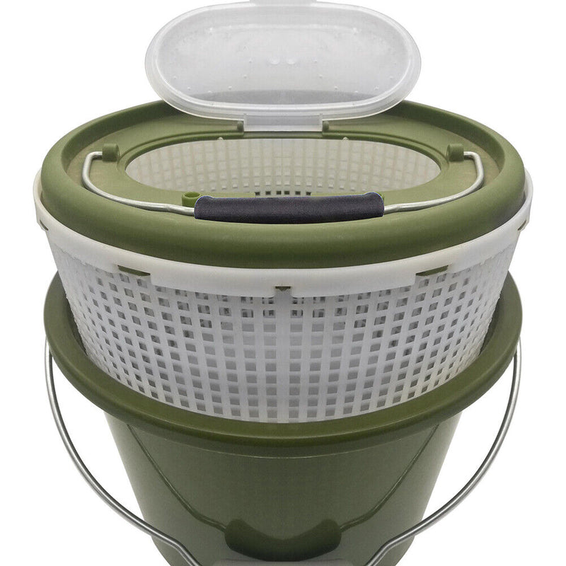 Outdoor Fishing Bucket Breathable Live Fish Storage Box Fishing Tackle Container