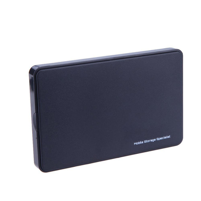 2.5in USB 3.0 SATA Hd Box HDD Hard Drive External Enclosure Case(Black)